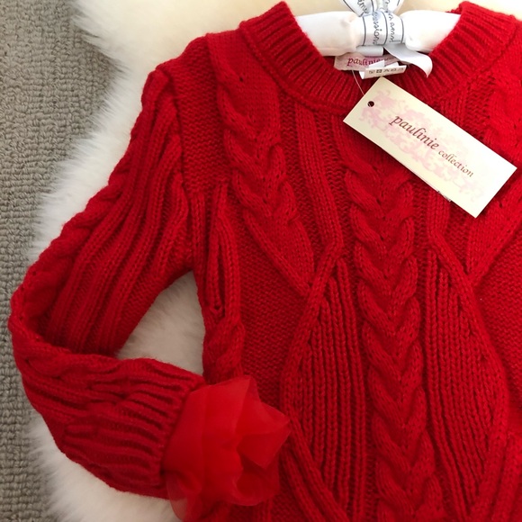 ❌NWT 4/5 SUPER CUTE TUTU SWEATER DRESS ❌Hp❌ - Picture 4 of 6